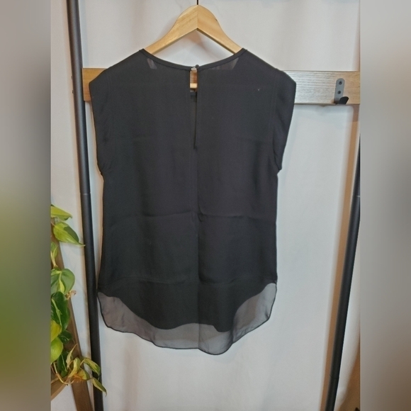 Rebecca taylor semi sheer blouse. Size 6. EUC - Picture 4 of 8